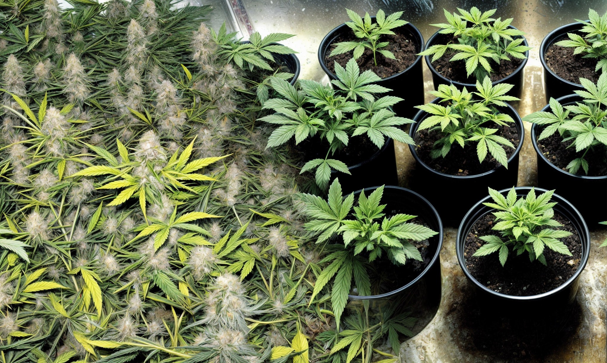 how much weed does one plant yield