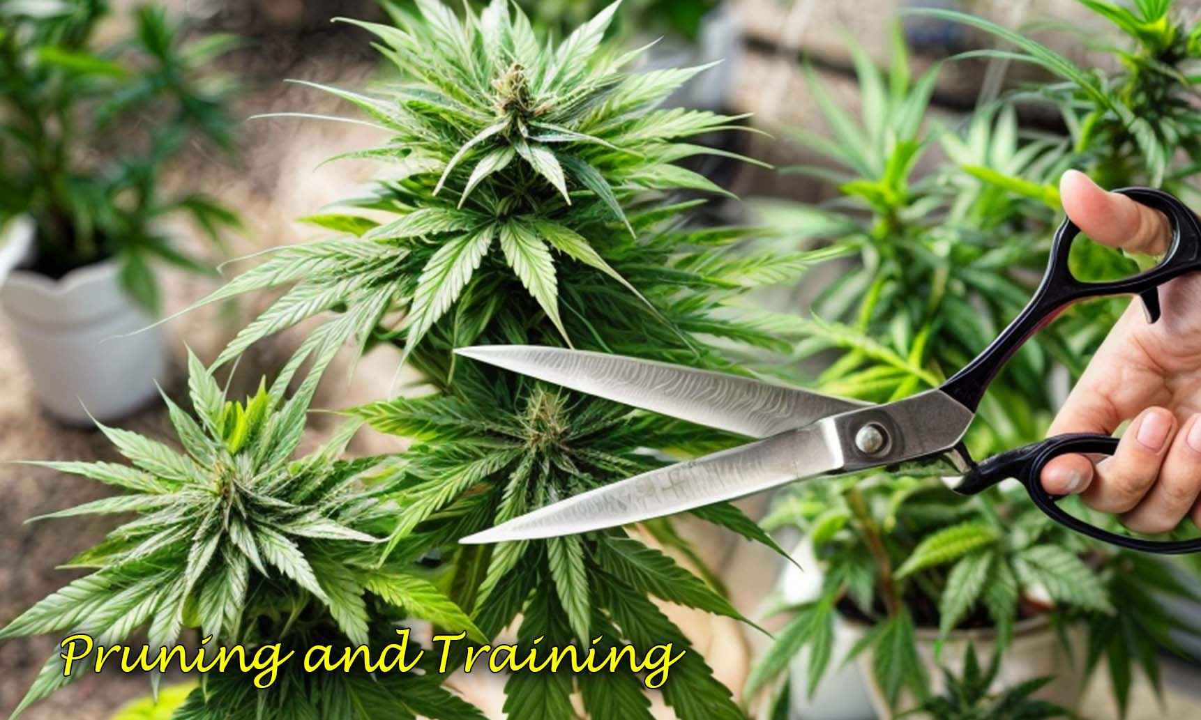 mainlining weed plant